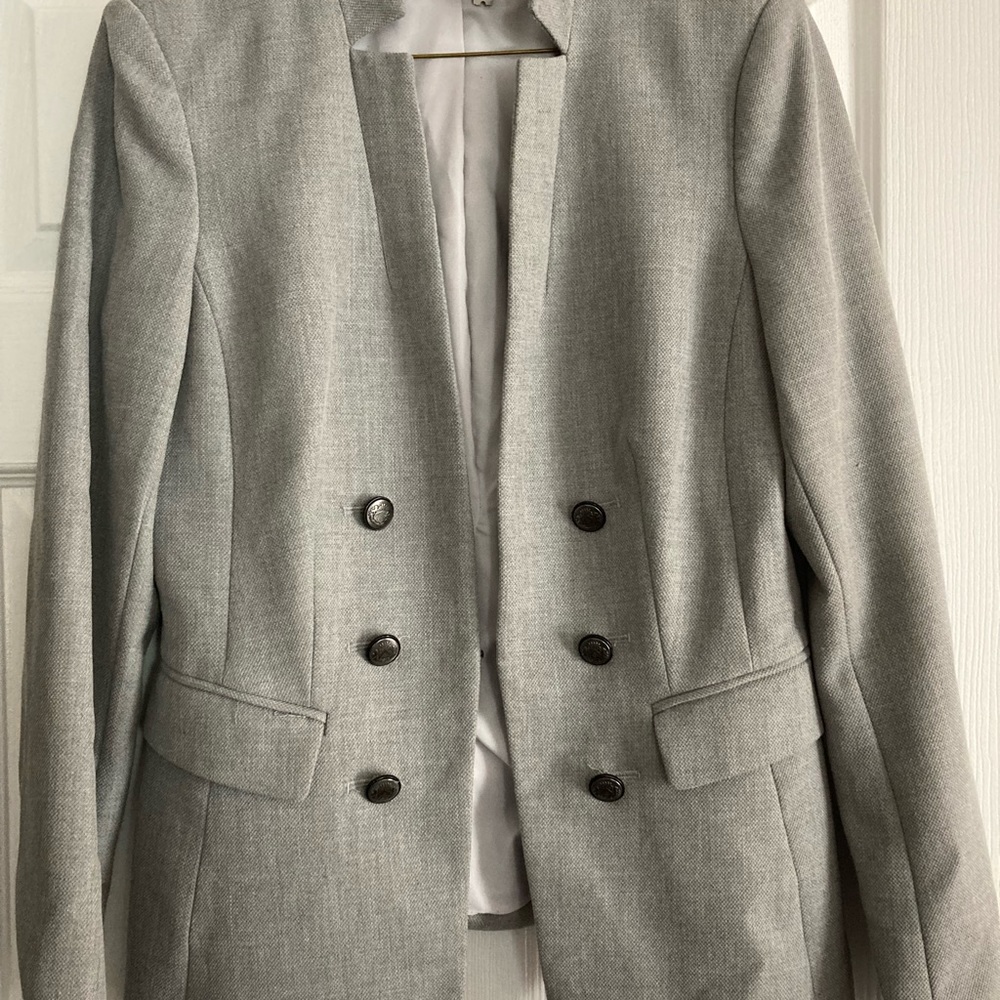 White House Black Market Grey Jacket